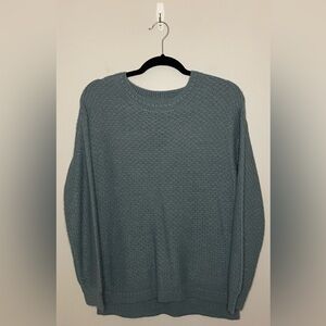 Fat Face Textured Knit Sweater, Blue/Teal, Size 4, NWOT